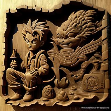 3D модель Dragon Quest Приключение Дай Рику Сандзё Кодзи Инада (STL)